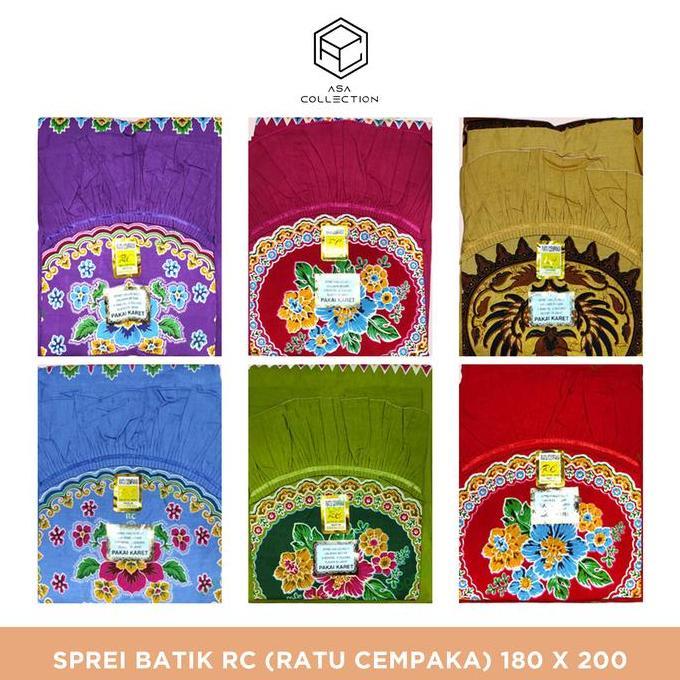 Sprei Batik Rc ( Ratu Cempaka ) 180 X 200 Premium