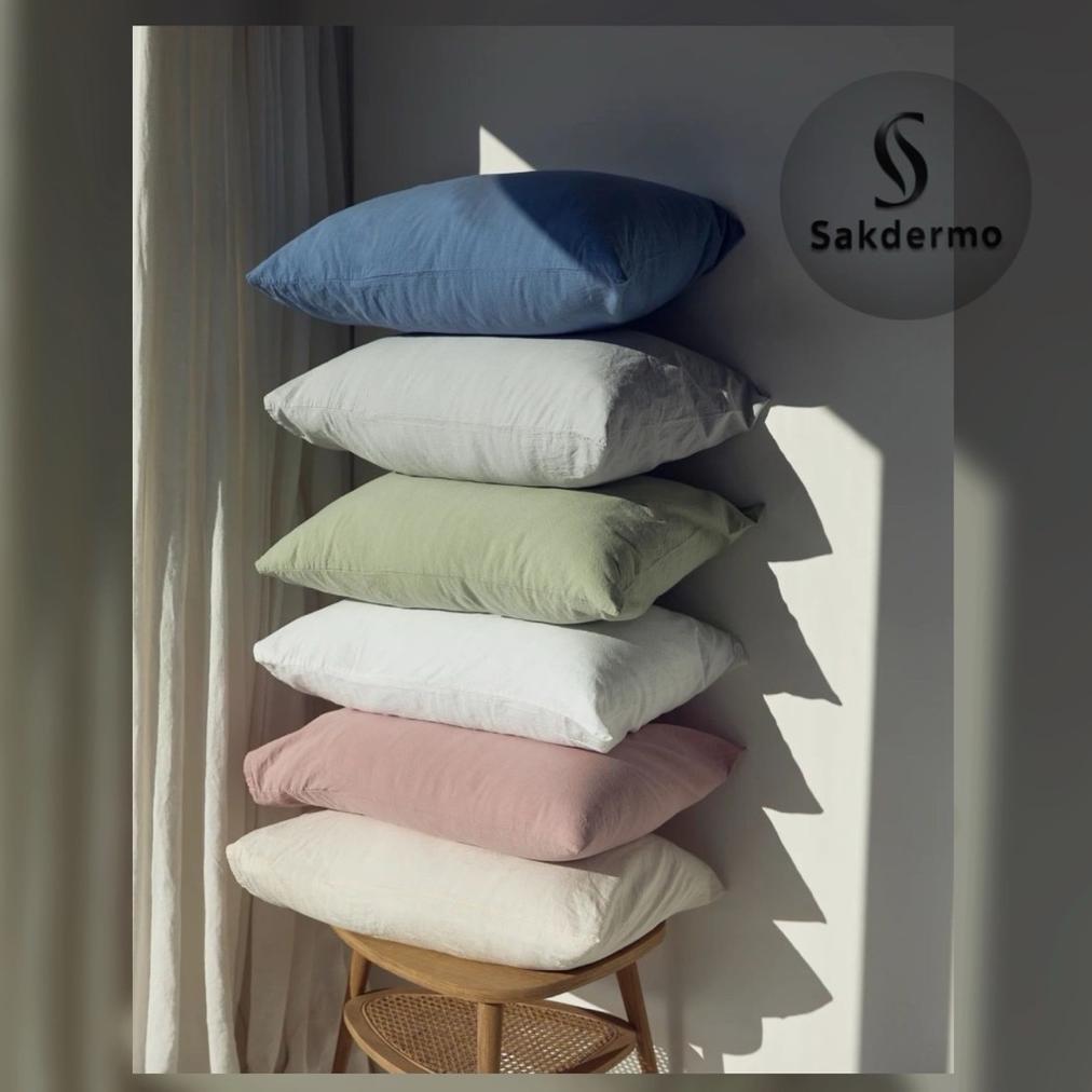 Hot Deals ( Resleting) Sarung Bantal Polos Resleting/ Sarung Bantal Hotel / Sarung Guling Polos /Sar