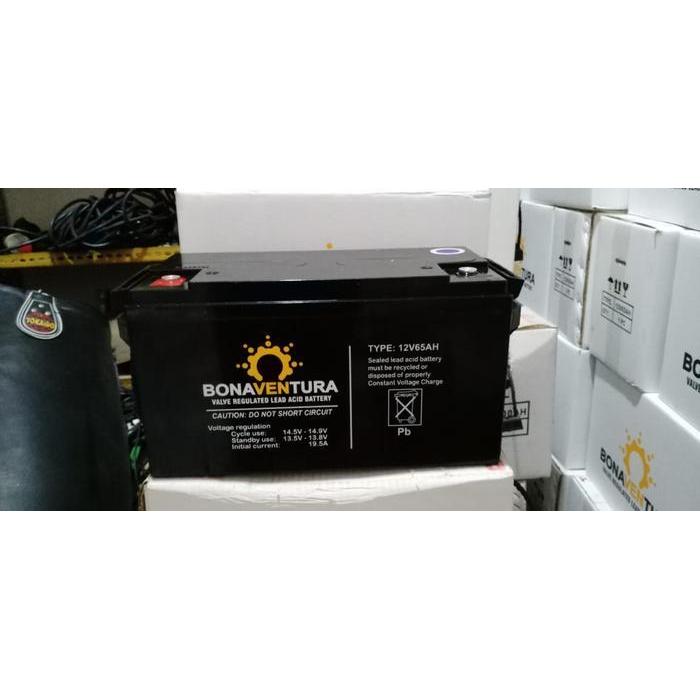 Battery VRLA Bonaventura 12v 65Ah Aki vrla 12v 65Ah aki solar cell