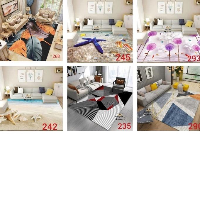 HOT DEALS KARPET LANTAI IMPORT UKURAN 100X150