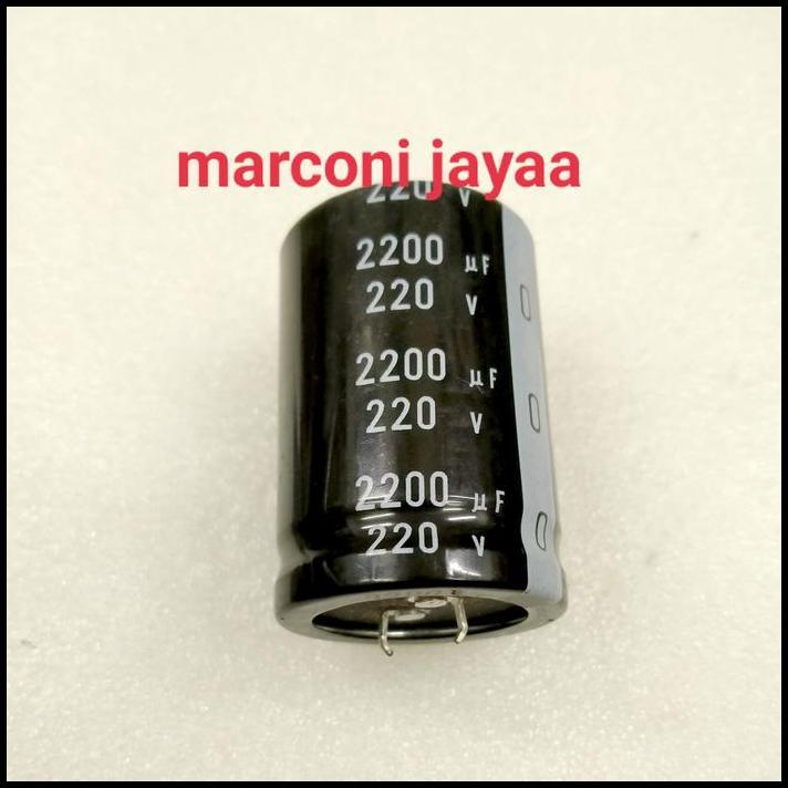 HOT DEAL KAPASITOR ELCO 2200UF 220V NICHICON 