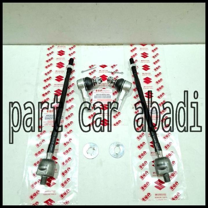 TERLARIS TIE ROD END & LONG TIE ROD RACK END SET 4PC KANAN KIRI SUZUKI BALENO LAMA OLD 1997 SAMPAI 2