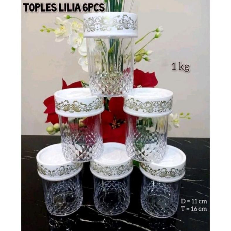 KIOSMASTONI TOPLES LEBARAN PIREX LILIA 1200 ML SET 6 TERLARIS