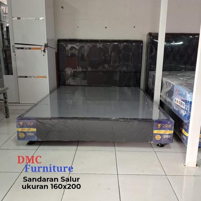 Terlaris Dipan Divan Kasur 120X200 Full Sandaran Springbed Rangka Bandung