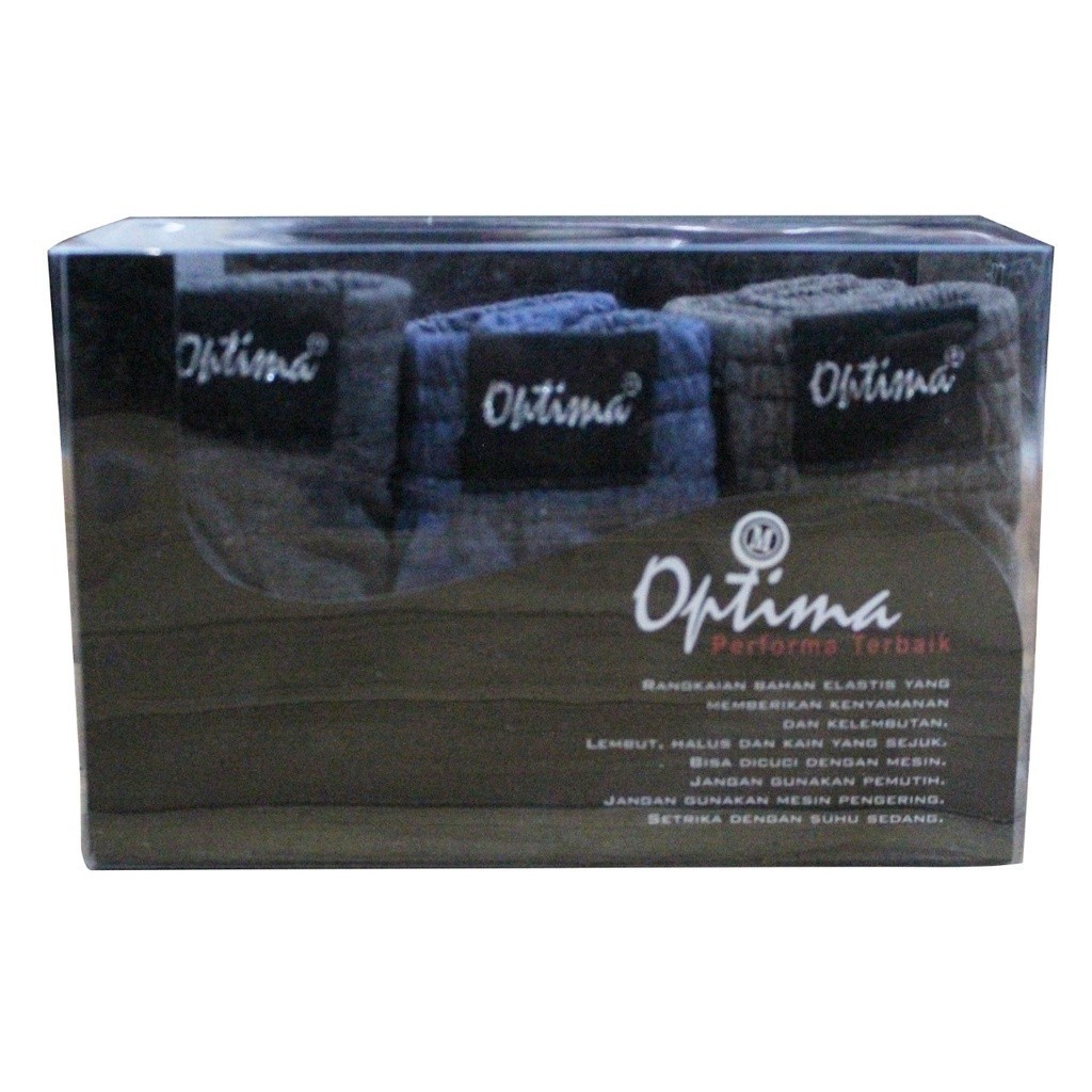 Cd Cowok Premium Best Seller Celana Dalam Pria Laki Laki Cd Optima Ori / Cd Murah [ 1 Box Isi 3 1938