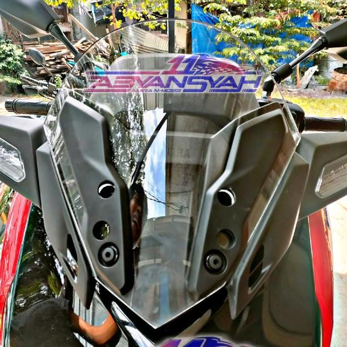 Windshield Xmax Connected Windshield Xmax New Connected Tebal 2023 Sporty Malossi. Visor
