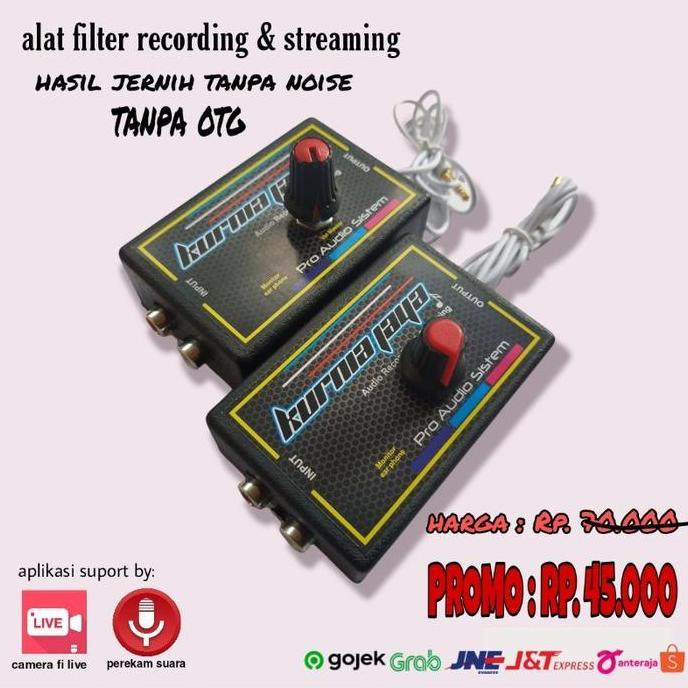 Alat rekam recording alat streaming hasil jernih