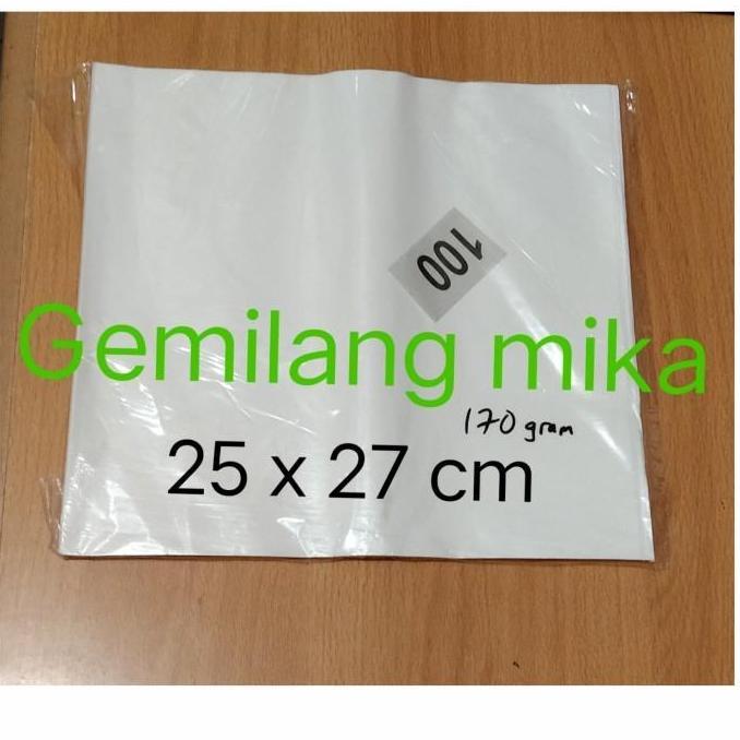 kertas nasi kfc 30x30cm putih