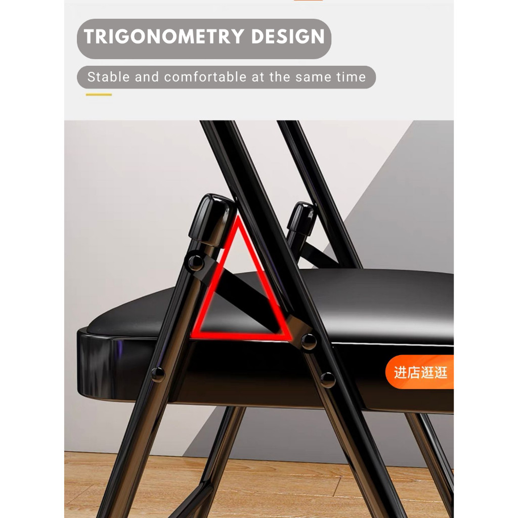 Kursi Lipat Portable Empuk Kursi Belajar Kursi Cafe Minimalis