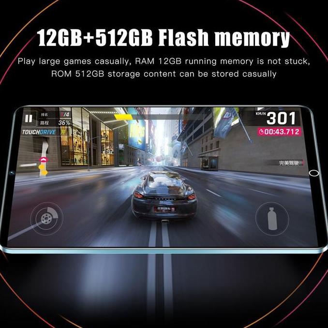 2022 Tablet 5G Baru 10.1inch RAM 12GB+512GB ROM Tablet