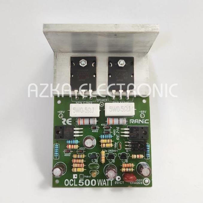 Kit Power Amplifier SOCL Mono Plus TR Toshiba 500W