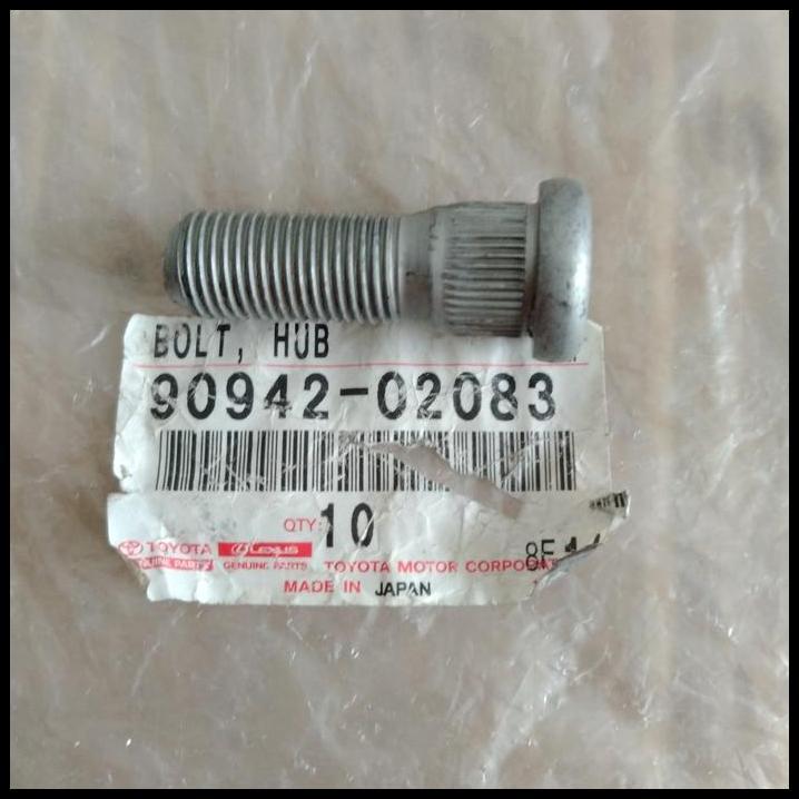 GRATIS ONGKIR BAUT RODA 90942-02077 02083 ORI LANDCRUISER LEXUS HIACE PREMIO DYNA 