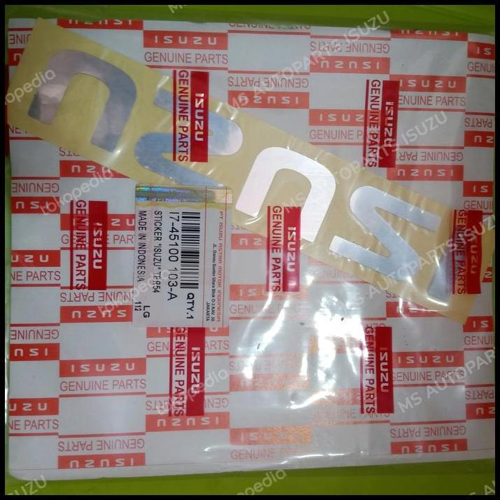 TERLARIS STICKER STIKER LOGO ISUZU PANTHER TBR54 TBR 54 ORIGINAL 