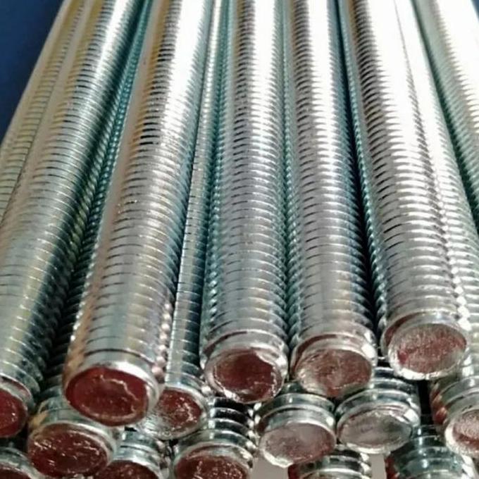 As Drat Long Drat M8 X 1 Meter Full Drat Galvanis Asli