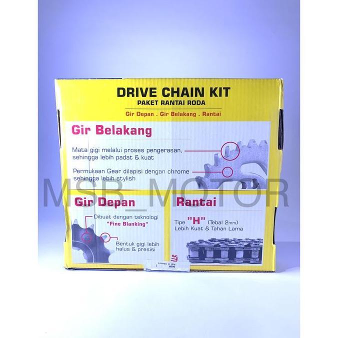 Promo Paket Gear Set ASPIRA K18 HONDA VERZA 150 Diskon