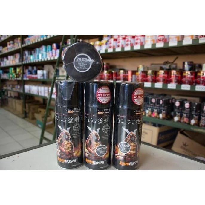 Samurai Paint 109A Black Doff/Hitam Doff Cat Semprot/Pylox