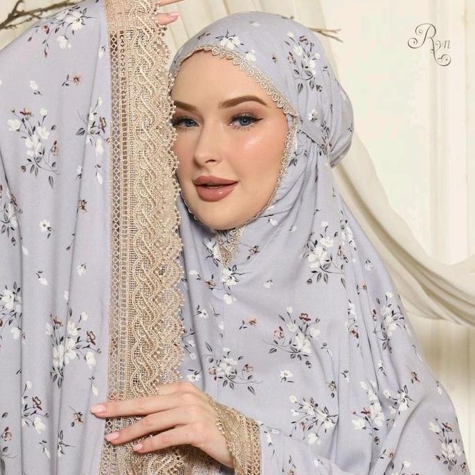 Ryn Rayyan Official | Mukena Rayyan Shahira Series | Mukena Dewasa Travelling Rayon RYN Super Jumbo