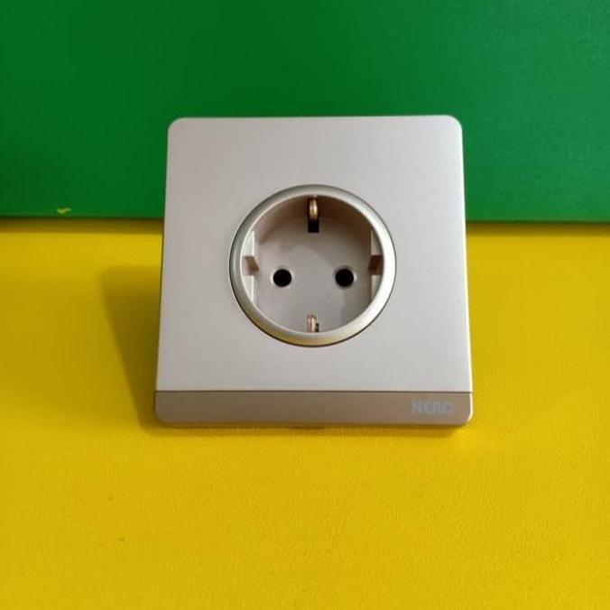 STOPKONTAK NERO TIPE DECORA GOLD STOP KONTAK GOLD DECORA READY