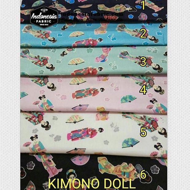 Kain Katun Jepang - Kimono Doll