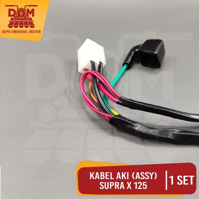 Promo Kabel Aki Assy Supra X 125 (TOKAIDO) Cable Cabel Body Bodi Skun Accu Motorcycle Motor Honda Su