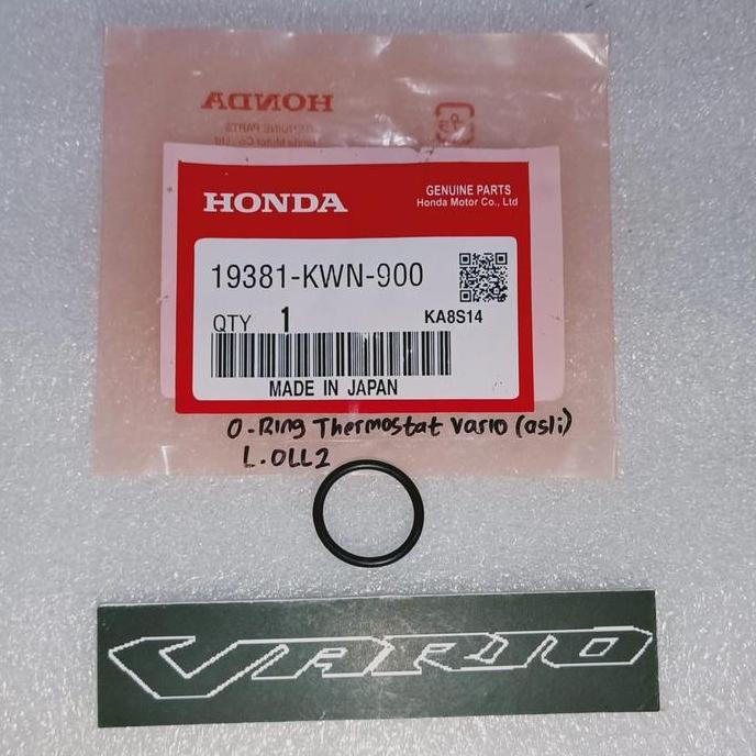 Karet Seal Oring Thermostat Vario 125 150 New Old Original Ahm Japan