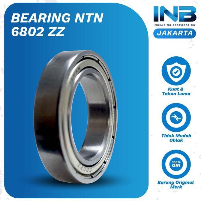 Laker Bearing 6802 ZZ NTN Bearing Laker Conrod Arm Vixion Unitrack Vixion Old  NTN INB JAKARTA HARGA