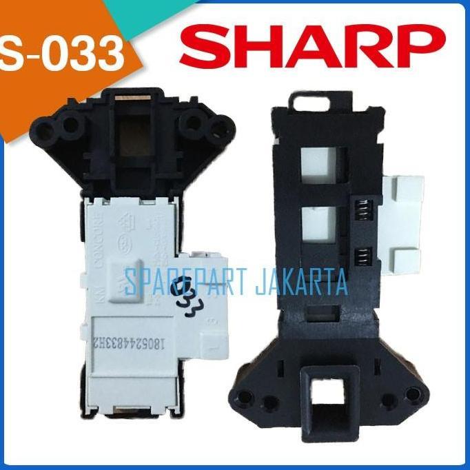 Door lock front loading Sharp ES-FL860 ES-FL1070 ES-FL1080S ESFL1070S MURAH