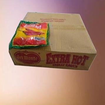 RASA OTENTIK DELMONTE SAUS SAOS SAMBAL SACHET KARTONAN 1 KARTON ISI 20 PACK 1 PACK ISI 24 SACHET