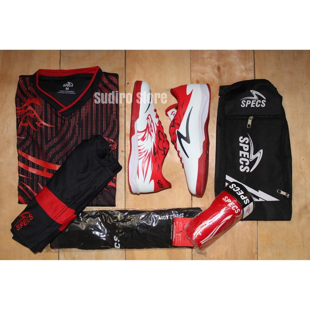 BEST DEALS SEPATU FUTSAL SPECS ACCELERATOR LIGHTSPEED 3 IN TERBARU, PAKET KOMPLIT SEPATU FUTSAL SPEC