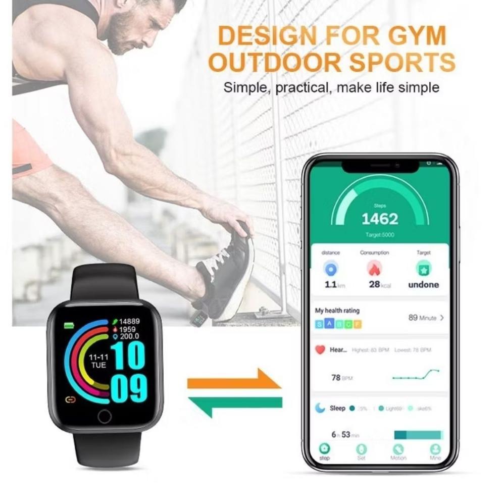 Terbaru Termurah Jam Tangan Android Layar Sentuh Mewah Bisa Whatsapp / Smartwatch Pria Wanita Elegan