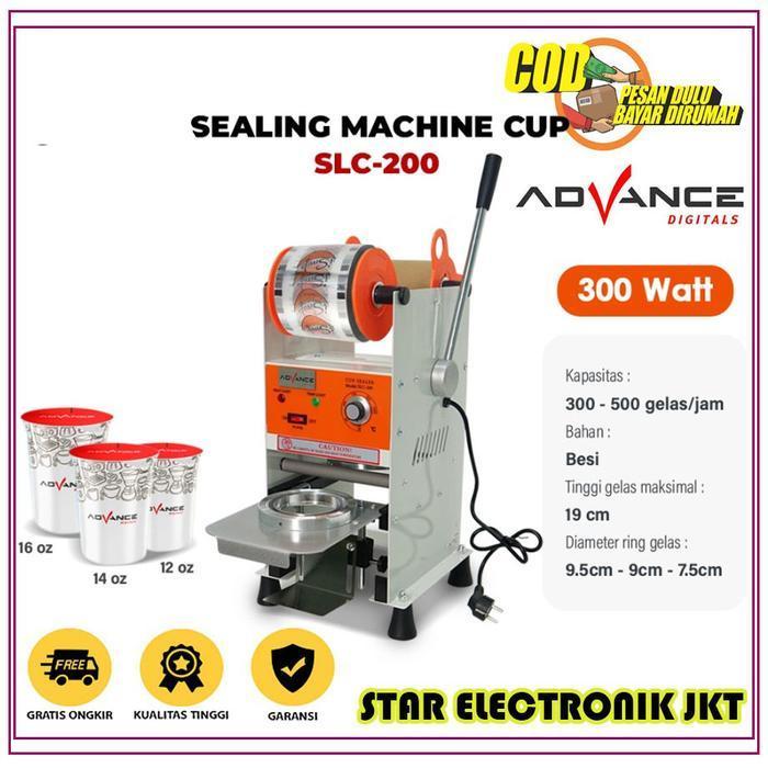 Mesin Press Cup Sealer Advance SLC-200 Press Gelas Plastik