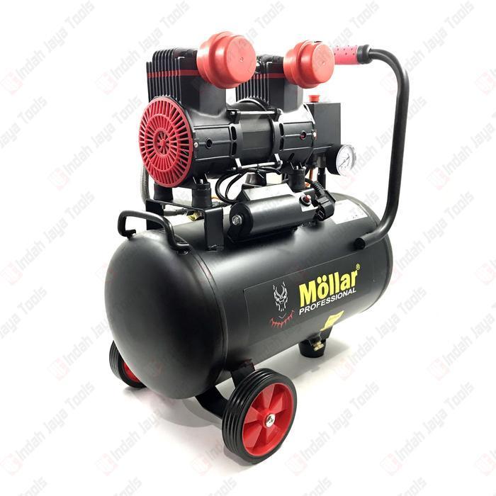 MOLLAR AC1525BP-R Kompresor Angin SILENT 1 HP 25 Liter Oilless Oiless