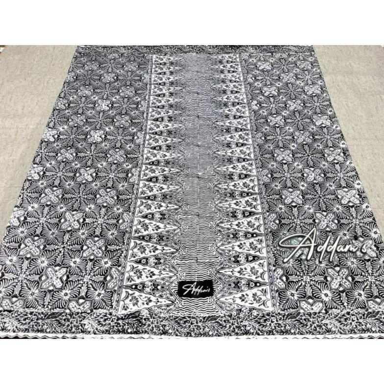 Sarung Batik Cap Warna Putih Katun Premium Batik Pekalongan Asli // Sarung Batik Addams // Sarung Ba