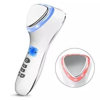 Setrika Wajah-Perawatan Wajah-Bisa Hangat Dingin Getar-Recharge Hitam Kotoran