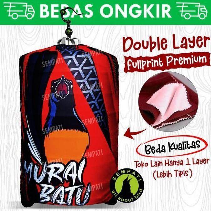 BIG SALE - Krodong sangkar murai no 1 jersey premium fullprint motif burung murai