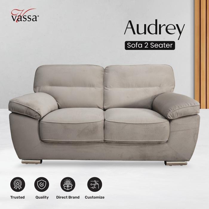 Sofa Audrey  2 Dudukan Sofa 2 Seater Modern By Vassa