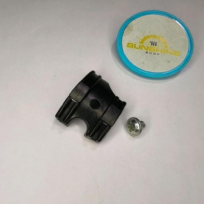 Klem Cable Guide Bawah Frame BB Bottom Bracket Jalur Kawat Inner Shifter PVC Plus Baut Sepeda MTB Fe