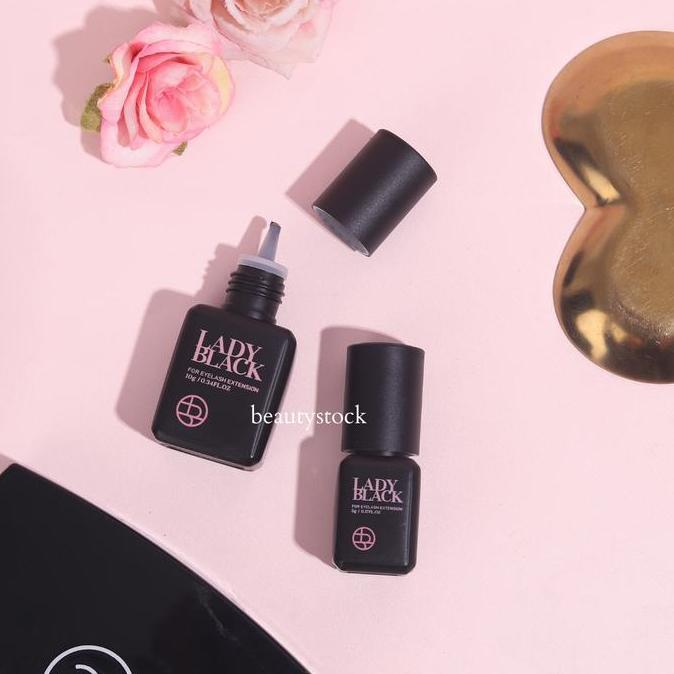 HOT DEAL - Lady black & Lady Glue 5 dan 10 gr lem eyelash extension