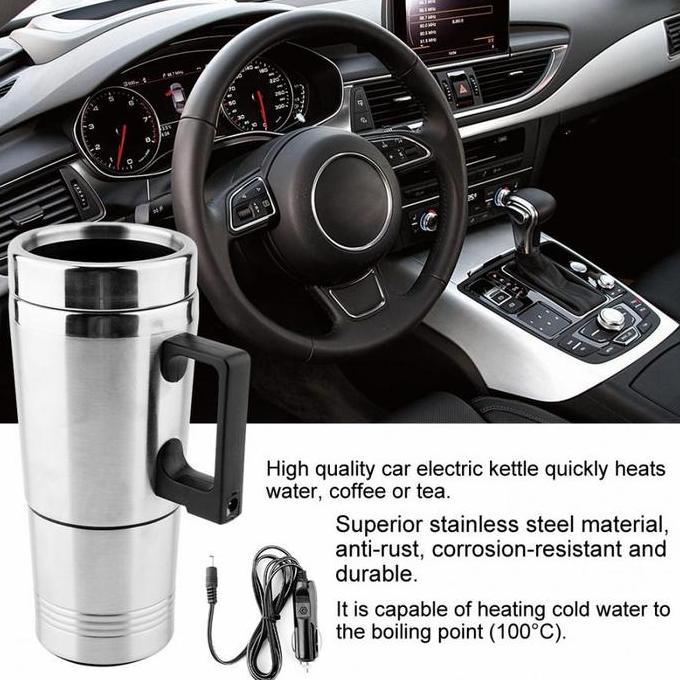 mug gelas stainless car mug pemanas mobil mug gelas pemanas elektrik