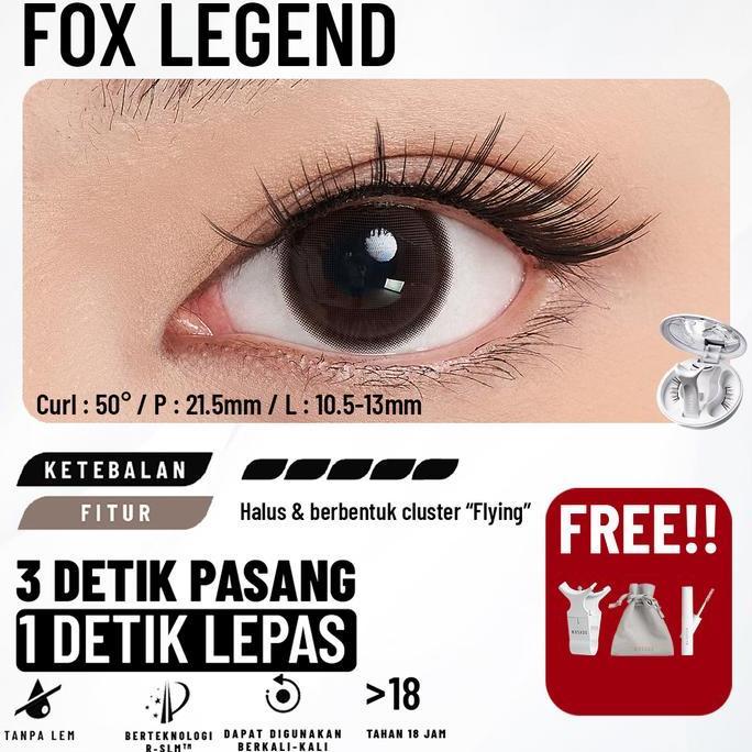 HARGA SAHABAT - (FOX LEGEND) WOSADO Bulumata Magnetic Bulumata Natural Eyelash Extention