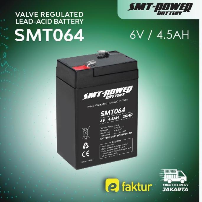 BATTERY LAMPU EMERGENCY / AKI KERING EMERGENCY LAMP SMT 6V 4,5AH