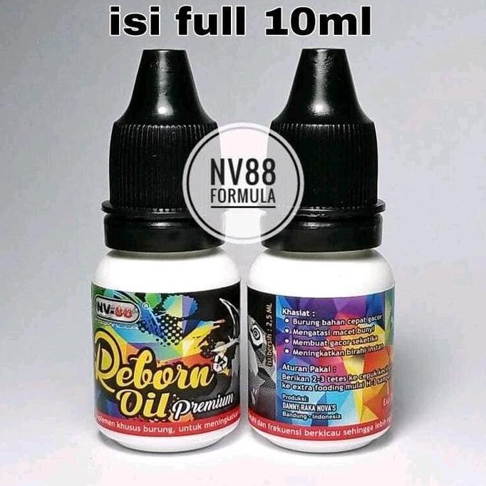 BONUS - Reborn Oil Premium NV-88 FORMULA Penggacor Burung 10ml Meningkatkan Birahi Instan & Membuat 
