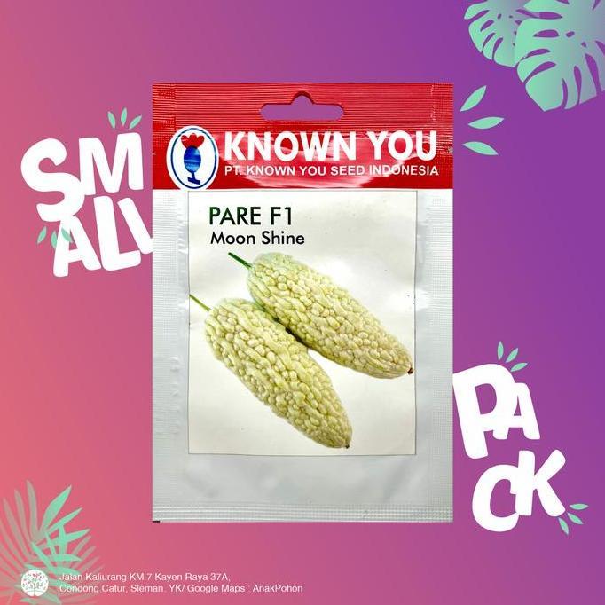 Ready (1 PACK) Benih Pare Putih MOON SHINE Paria Susu F1 Hibrida Seeds - Known You Seed KYS - 5 SEED