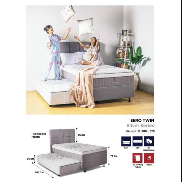 2in1 Twin Ranjang Sorong Anak EERO Springbed Olympic