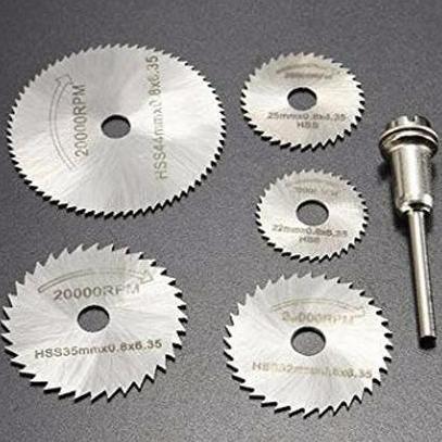 mata gergaji potong mini grinder Mata gergaji set 6pcs Pvc