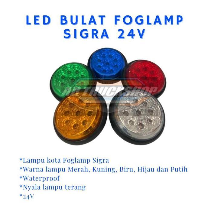 KANJALO Led Bulat Lampu Kota Foglamp Sigra 24V mobil