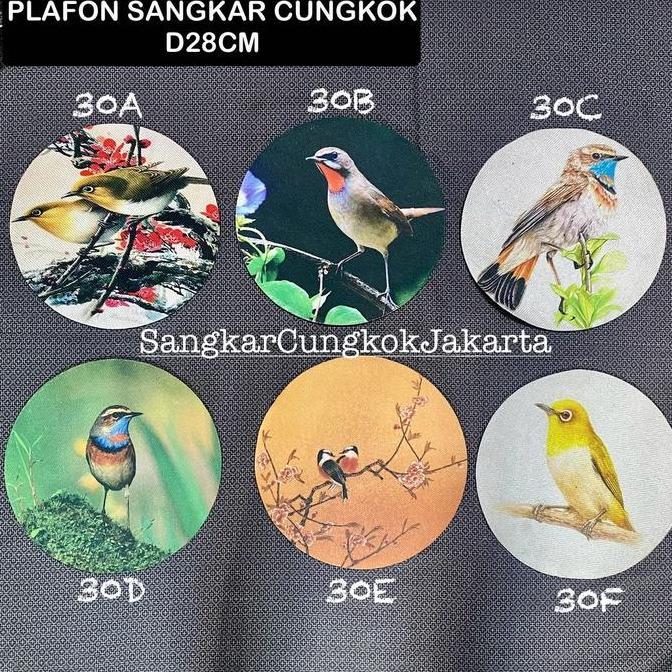 Plafon Sangkar Cungkok Bulat Diameter 16cm