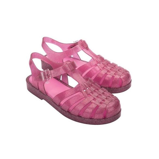 Sepatu Sandal Wanita Melissa Possession Shiny Ad Glitter Pink