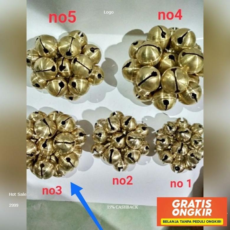 Klinting Kuningan/Gong Seng. Klintingan Bahan Kuningan Stok