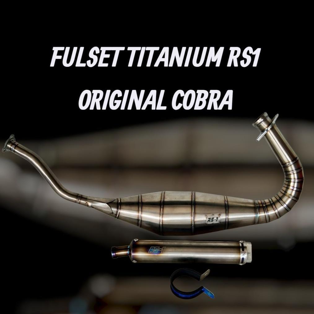 Paket Murah Knalpot RS1 TITANIUM ORIGINAL rs1 ORI ASLI Termurah Kawasaki Ninja R SS RR ZX New Old KR